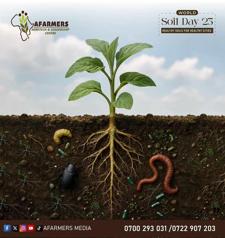 AFarmers banner marking World Soil Day